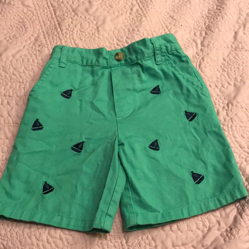 Toddlers Green Shorts